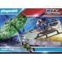 Playset City Action Police helicopter: Parachute Chase Playmobil 70569 (19 pcs) (19 pcs) (Reconditionné A)