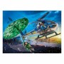 Playset City Action Police helicopter: Parachute Chase Playmobil 70569 (19 piezas) (19 pcs) (Reacondicionado A)