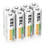 Batterie rechargeable EBL 2800 mAh (Reconditionné D)