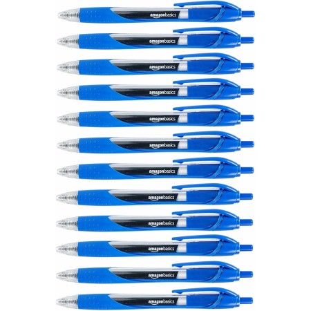 Bolígrafo Amazon Basics GP1810 Azul (Reacondicionado A+)
