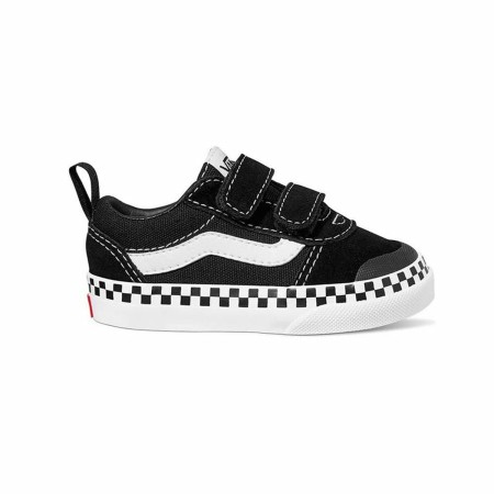 Zapatillas Casual Niño Vans Ward Checker Foxing Negro