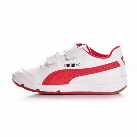 Zapatillas Casual Niño Puma Stepfleex 2 SL V PS Rojo Blanco