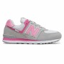 Chaussures casual enfant New Balance 574 Rose Gris