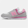 Chaussures casual enfant New Balance 574 Rose Gris