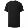 Camiseta de Manga Corta Infantil Reebok Wor Negro