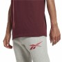 Camiseta de Manga Corta Hombre Reebok RI Logo Granate