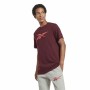 Camiseta de Manga Corta Hombre Reebok RI Logo Granate