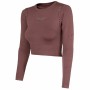 Sudadera sin Capucha Mujer 4F Rojo Oscuro