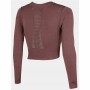 Sudadera sin Capucha Mujer 4F Rojo Oscuro