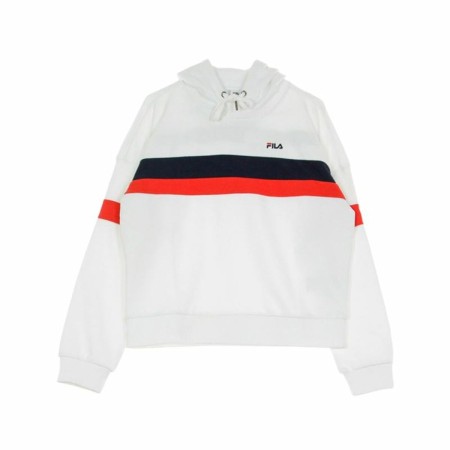 Sudadera con Capucha Mujer Fila Ella Blanco