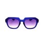 Gafas de Sol Mujer Saturnino NECK-THRU TRANSPARENT BLUE POLISHED