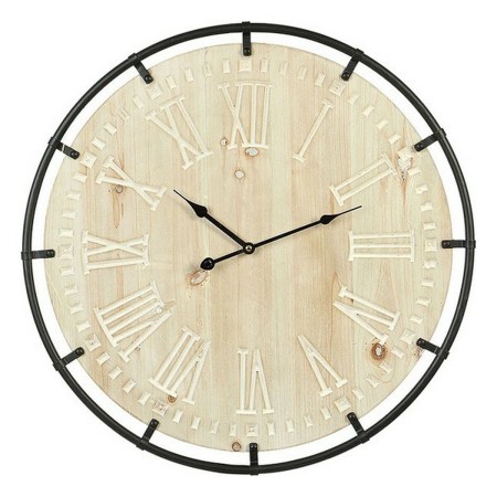 Horloge Murale Circulaire Marron (60 x 60 x 4,5 cm)