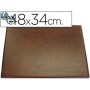 Tapis Basic Bureau 98 x 70 cm Marron PVC