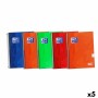 Cahier Oxford CLASSIC WRITE&ERASE 1/4 Multicouleur 80 Volets (5 Unités)