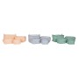 Juego de Cestas DKD Home Decor 39 x 27 x 24 cm Lienzo Moderno (3 Unidades)