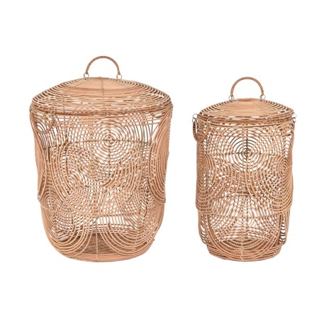 Set de basket DKD Home Decor 45 x 45 x 57 cm Tropical