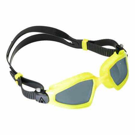 Lunettes de bain pour adultes Aqua Sphere Kayenne Pro Dark Noir Jaune