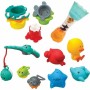 Set de Juguetes para el Baño Infantino Bath Set 17 Piezas acuático