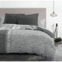 Housse de Couette HOME LINGE PASSION NEWSPAPER Gris 220 x 240 cm