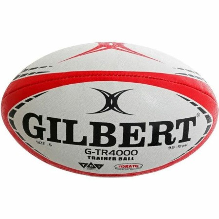 Balón de Rugby Gilbert G-TR4000 28 cm Blanco Rojo