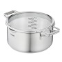 Set de Cazos Tefal H852S855 Con Tapa 4 Piezas Acero Inoxidable Vidrio