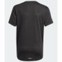 Camiseta de Manga Corta Adidas Sports Negro/Blanco