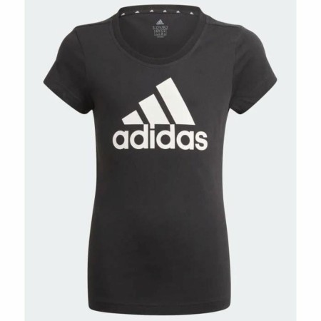 Camiseta de Manga Corta Adidas G BL T Negro/Blanco