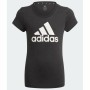 T shirt à manches courtes Adidas G BL T Noir/Blanc