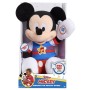 Peluche musicale Famosa MCC13 Mickey Mouse Lumières avec son Polyester Plastique Multicouleur (33 cm)