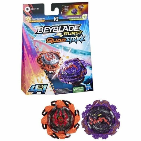Toupie Hasbro Chain Poseidon P8 & Ambush Nyddhog N8 Dual Pack Beyblade 2 Unités