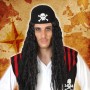 Perruques Pirate Cheveux ondulés Brunette 113538