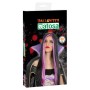 Perruque pour Halloween Brunette Fuchsia 117786