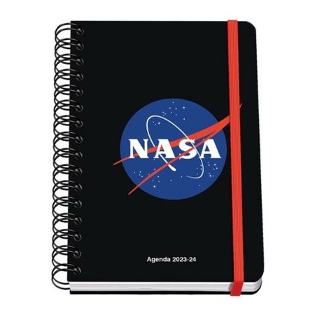 Agenda DOHE Nasa Logo 2023-2024 Noir A5 15 x 21 cm