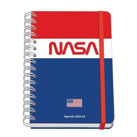 Agenda DOHE Nasa Flag 2023-2024 A5 Multicolor 15 x 21 cm