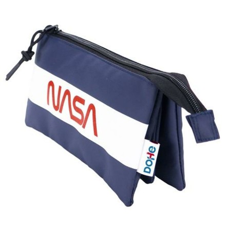 Trousse Fourre-Tout Triple DOHE Nasa Flag Bleu