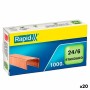 Grapas Rapid Standard 24/6 6 mm (20 Unidades)