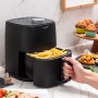 Friteuse sans Huile InnovaGoods Noir 1200 W 2 L (Reconditionné A+)