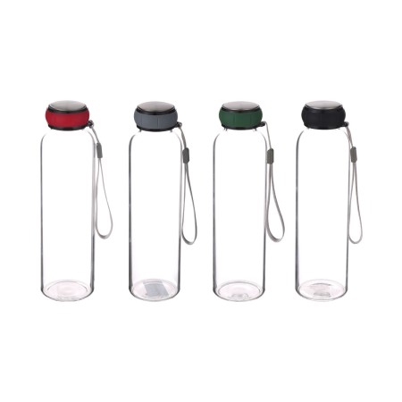 Botella de Agua Bergner ANYWHERE 550 ml Vidrio de Borosilicato