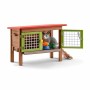 Set Animaux de la Ferme Schleich Rabbit Hutch Lapin Plastique