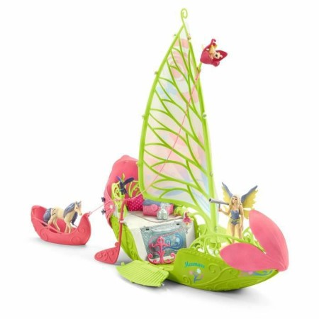 Playset Schleich Sera's magical flower boat Cheval Plastique