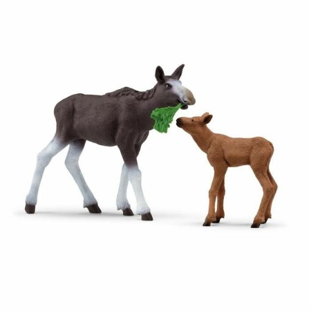 Set Animaux de la Ferme Schleich 42603 Élan Plastique