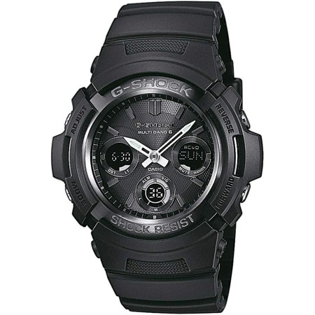 Reloj Hombre Casio G-Shock AWG-M100B-1AER Negro (Ø 46 mm)