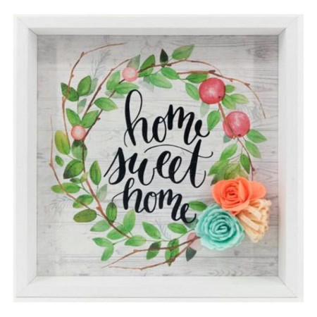 Cadre Home Sweet Home (21 x 21 x 2 cm) 115773