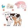 Puzzle Animales XXL Diset 53175 (18 pcs)