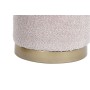 Repose-pied DKD Home Decor Rose Doré Marron Blanc 48 x 48 x 45 cm Bois MDF