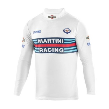 Camiseta de Manga Larga Hombre Sparco Martini Racing Blanco S