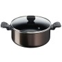 Cacerola Tefal B5544602 Negro Aluminio Vidrio Ø 24 cm