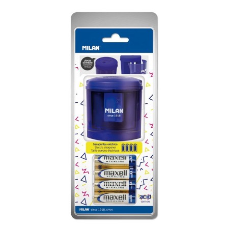 Taille-crayon Milan Power Sharp Bleu