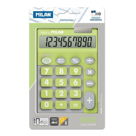 Calculadora Milan DUO 14,5 x 10,6 x 2,1 cm Verde