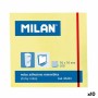 Notas Adhesivas Milan 76 x 76 mm Blanco Amarillo (10 Unidades)